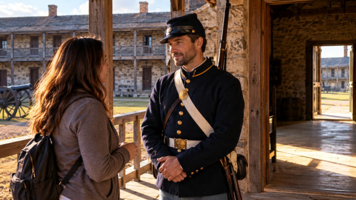 She Talked to a Soldier at Fort Scott, but No One Knew Who He Was
