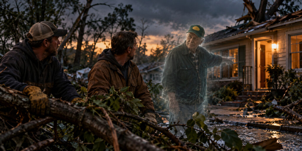 Her Husband Died Four Years Ago. He Came Back to Save Her