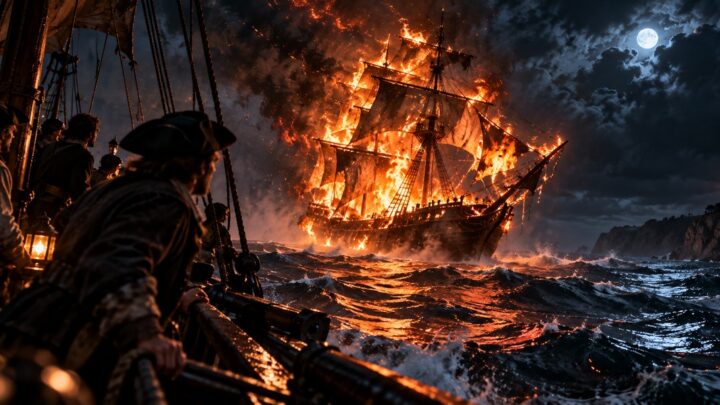 The Burning Ghost Ship That Keeps Coming Back to Block Island