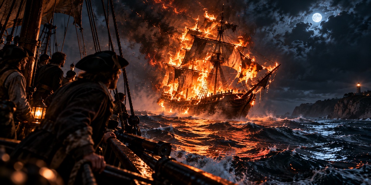 The Burning Ghost Ship That Keeps Coming Back to Block Island