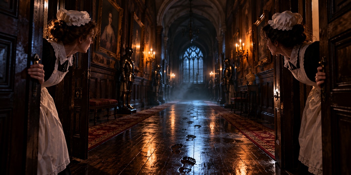 The Footsteps at Warwick Castle Kept Walking Through an Empty Corridor
