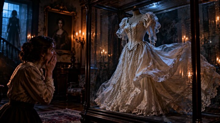 They Put a Wedding Dress Behind Glass. It Started Moving